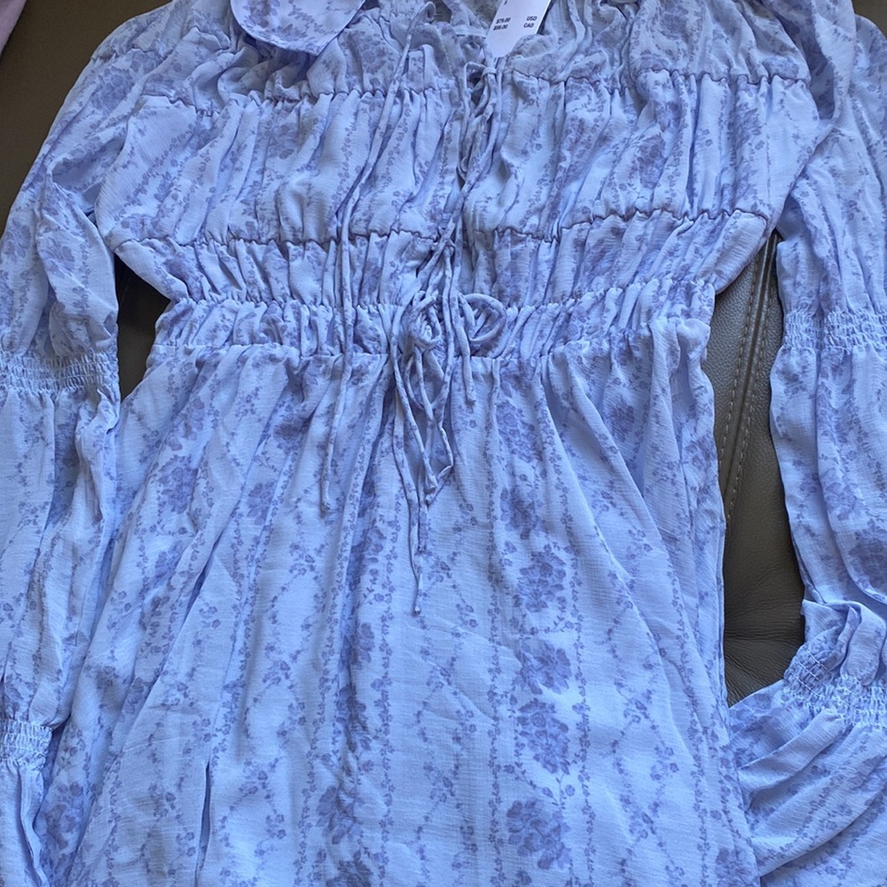 Kimchi Blue Lonie smocked mini dress